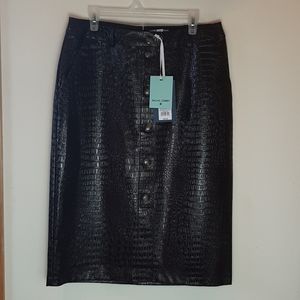 NWT Rachel Comey faux leather skirt with pockets